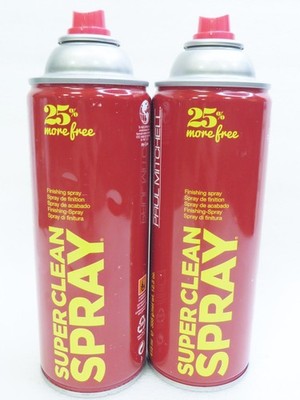 PAUL MITCHELL SUPER CLEAN SPRAY 12.5 OZ (Lot of 2)