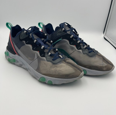 Nike React Element 87 Neptune Green Men s US Size 8.5 AQ1090-005