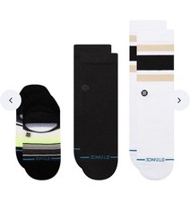 NWT Stance Icon Series 3 Pack Crew/Quarter/No Show Men's M  6-8.5  32
