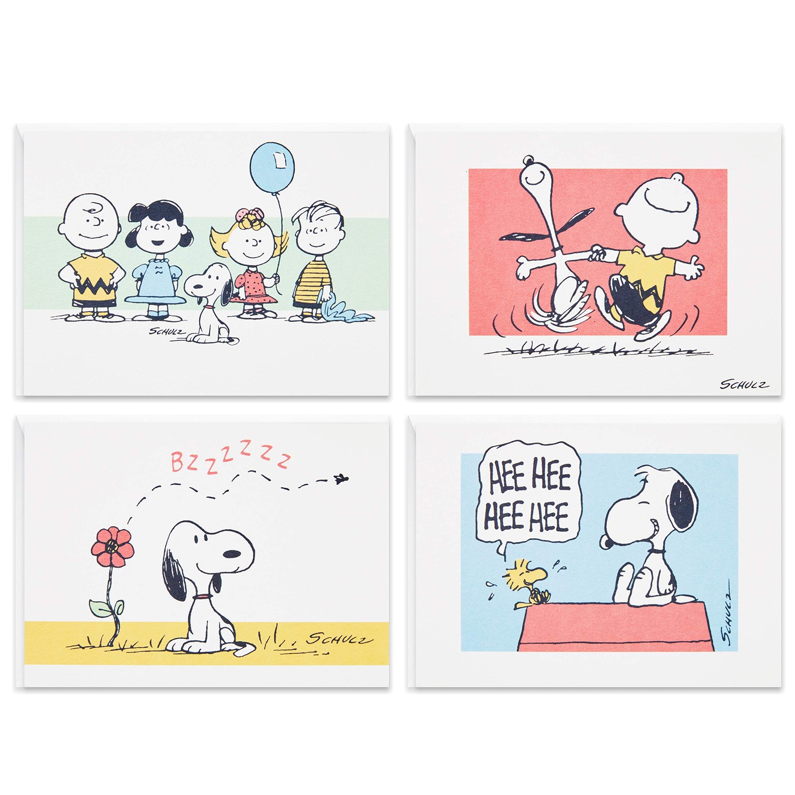 Hallmark Peanuts Blank Cards 3.75 inches x 5.25 inches, 70th Anniversary