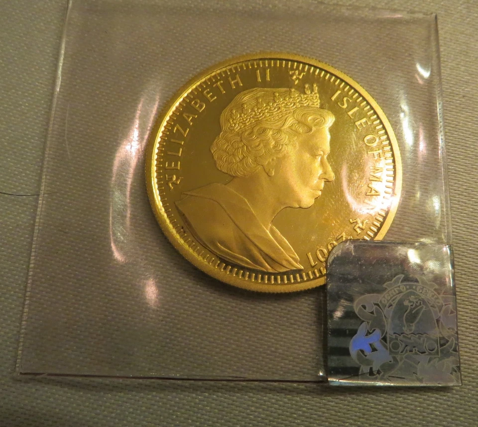 2001 Isle of Man 1/2 oz Gold Somali Cat RARE! - Image 2 of 3