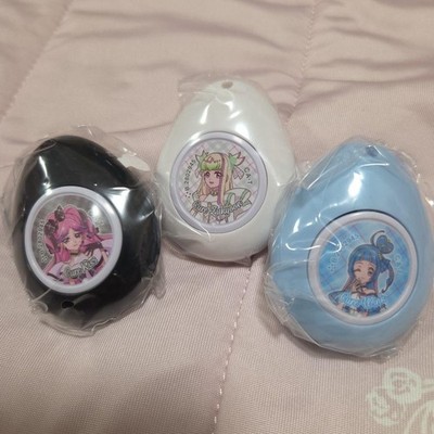 Idol Precure Sound Drop 3er Set Kapsel Spielzeug: Schwarz Weiß Blau Ungeöffnet