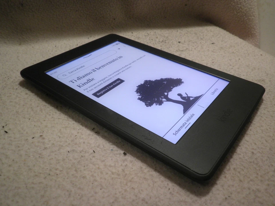 EBOOK KINDLE PAPERWHITE 7° GEN. NERO 4GB GUASTO PER RICAMBI OTTIMO LEGGI BENE - Immagine 4 di 4