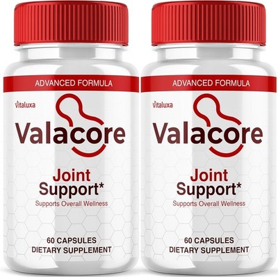 (2 Pack) Valacore Joint Support for Hip, Joint and Muscle Support (120 Capsules)