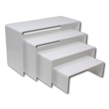 Nesting Plinths Acrylic Retail Riser Counter Exhibition Display Stand Shelves