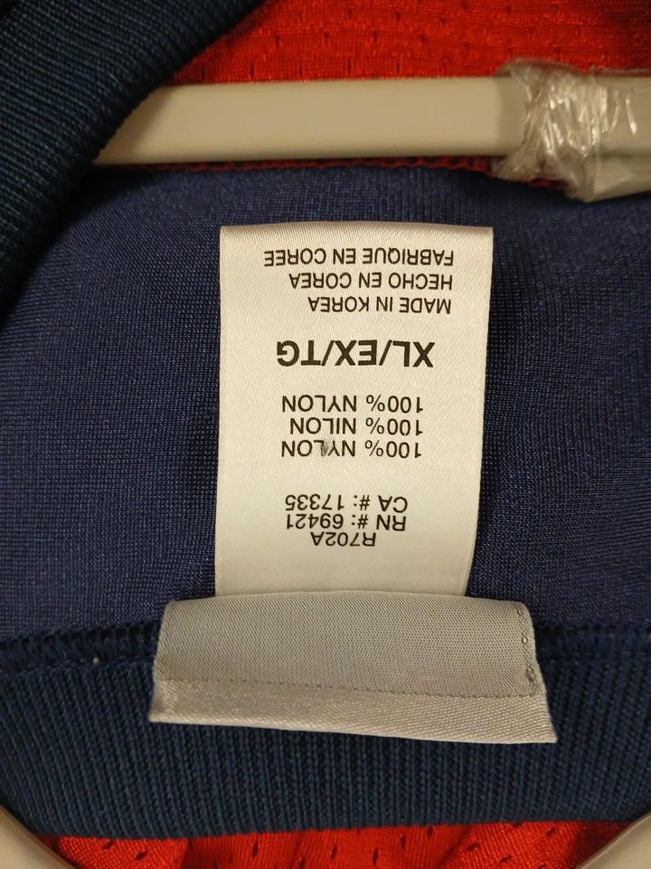 Camiseta de fútbol americano vintage de los Tennessee Titans para hombre XL roja NFL Eddie George Reebok Foto 2 de 4