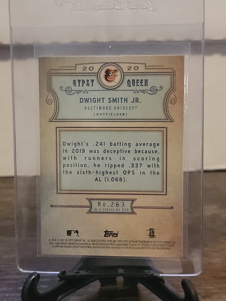 2020 Topps Gypsy Queen - Dwight Smith Jr. #263 Missing Nameplate - Image 2 of 2