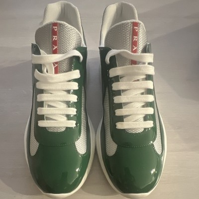 Prada Americas Cup Sneakers Green Size EU 45, men s US 11.5