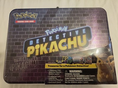 Pokémon Detective Pikachu Lunchbox Chest Tin Factory Sealed EXTREMELY RARE!!!