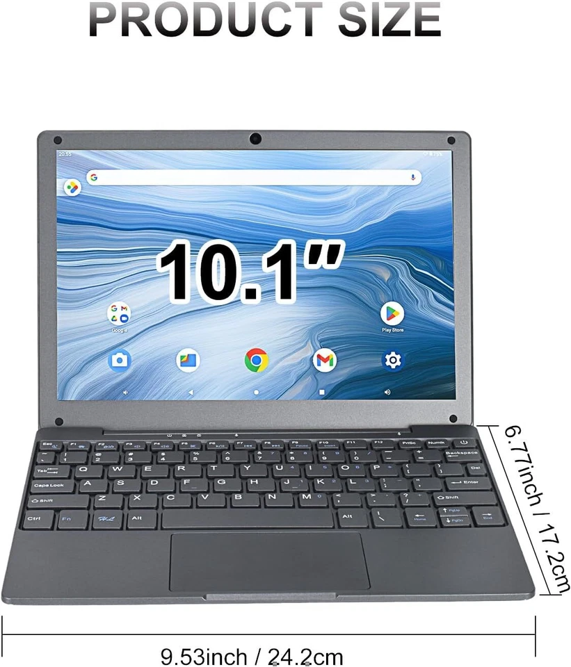 Windows 11 OS Small Computer Mini Laptop,10.1Inch 8GB RAM 128GB SSD,IPS Display - Image 4 of 4