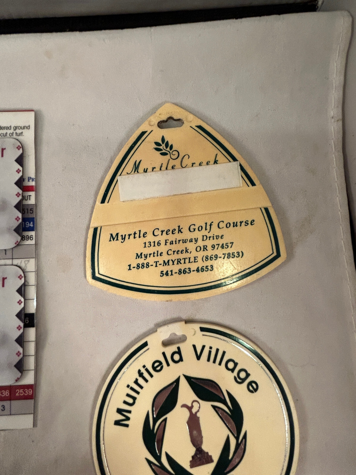 Lot of 6 US Golf Club Bag Tags, No Straps eBay