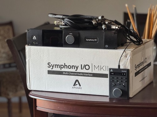 Apogee Symphony I/O Mk II 8x8  Thunderbolt and Apogee Control Hardware Remote 