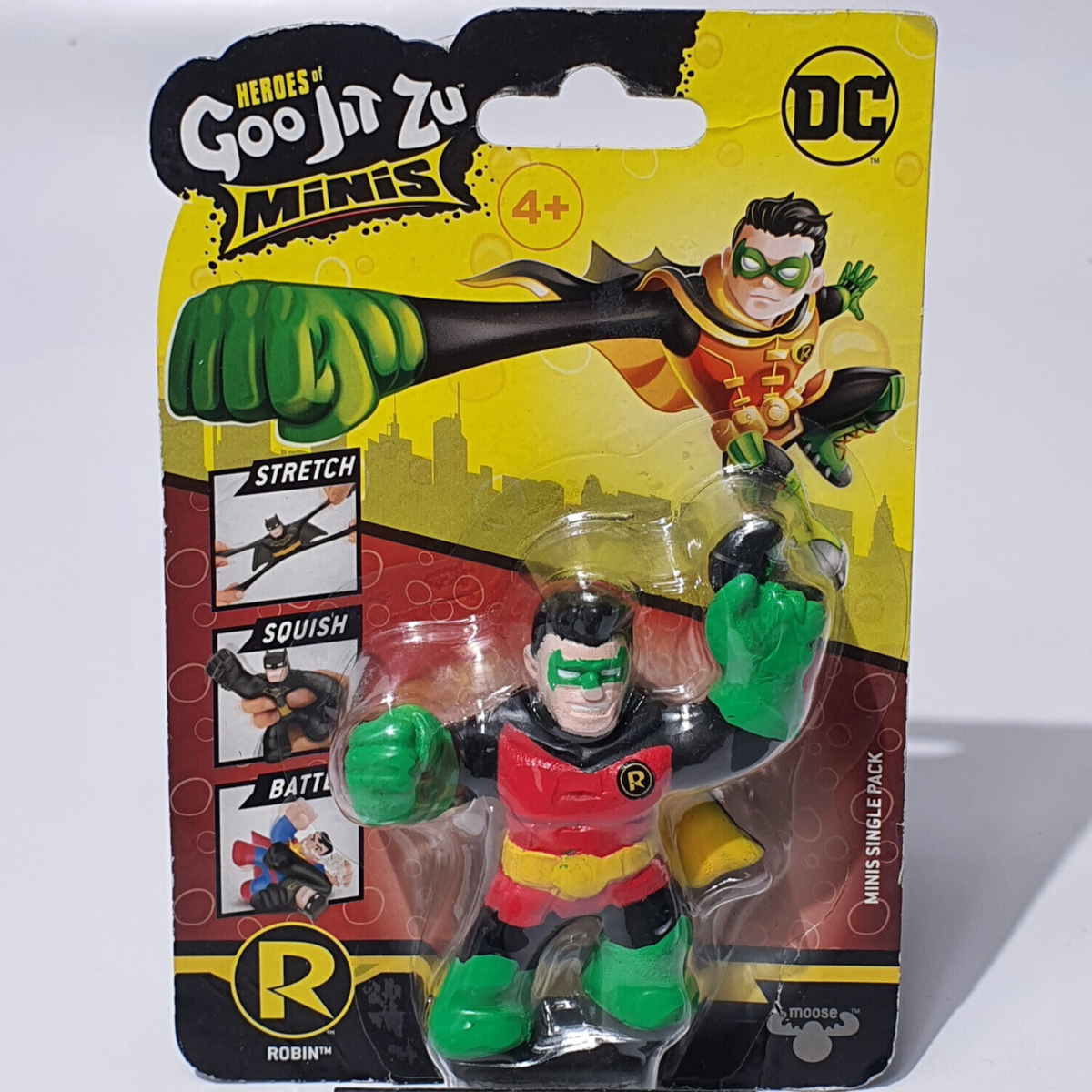 Heroes of Goo Jit Zu ROBIN minis single pack squish stretch DC