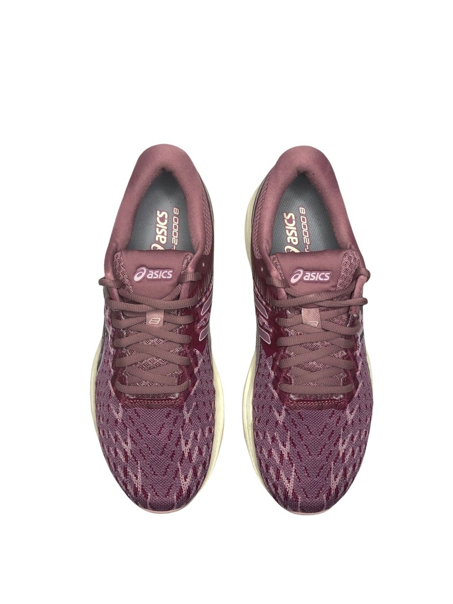 Asics GT-2000 8 Knit Pink Purple Running Shoes Women display picture 1