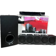 Sony DAV-TZ130 DVD Surround Home Theater Receiver With Sony SS-WS103 No Remote