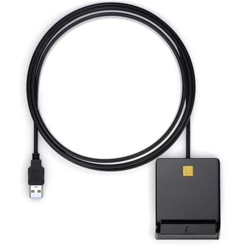 USB Chipkartenleser Kartenleser Personalausweis Lesegerät Smart Card Reader - Bild 14 von 21