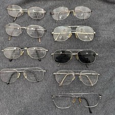 9 -Vintage Mens Womens Aviator Pilot Eyeglasses FRAMES. 1960-80s . Wire Frame