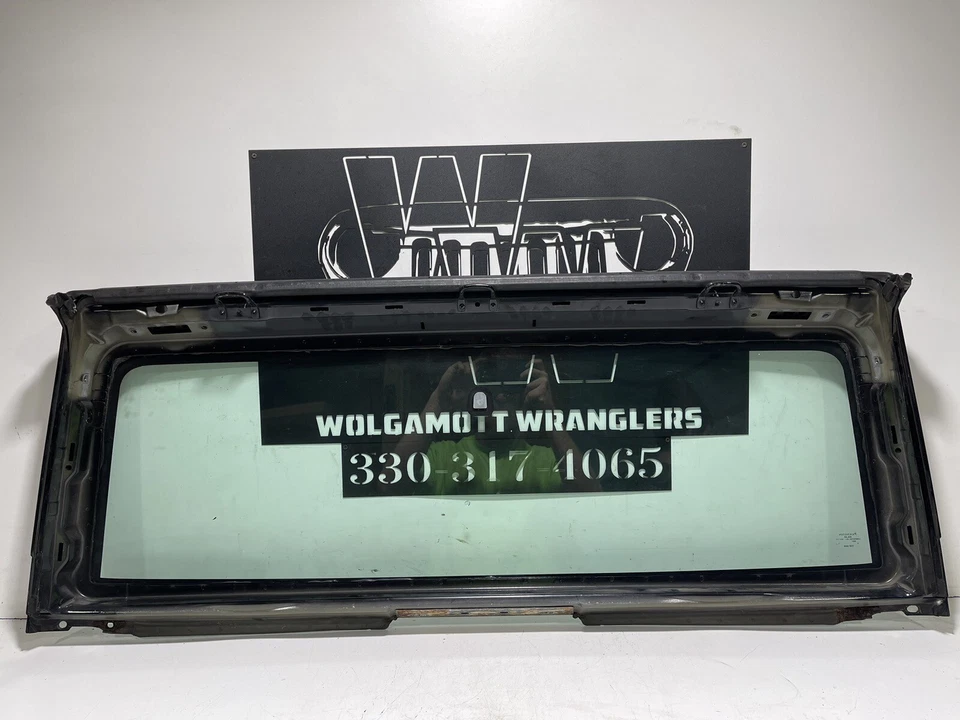 2008 JEEP WRANGLER ПЕРЕДНЕЕ ЛОБОВОЕ СТЕКЛО РАМА И СТЕКЛО ЧЕРНАЯ КРАСКА КОД PX8 CC 10 - Изображение 2 из 4