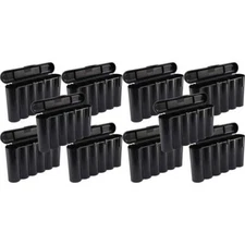10 Black 18650 & CR123A 6 Battery Holder Storage Case for 18650 Batteries