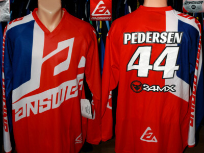 Answer 44 Pedersen Langarmshirt für Motocross und Offroad Radfahren