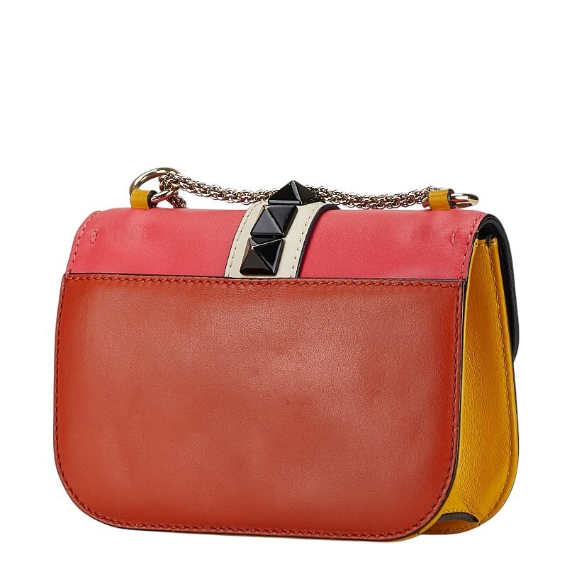 ショルダーバッグ・ポシェット VALENTINO GARAVANI Shoulder Bags Women Leather Red Valentino Garavani Leather Rock Studs Shoulder Bag Multi
