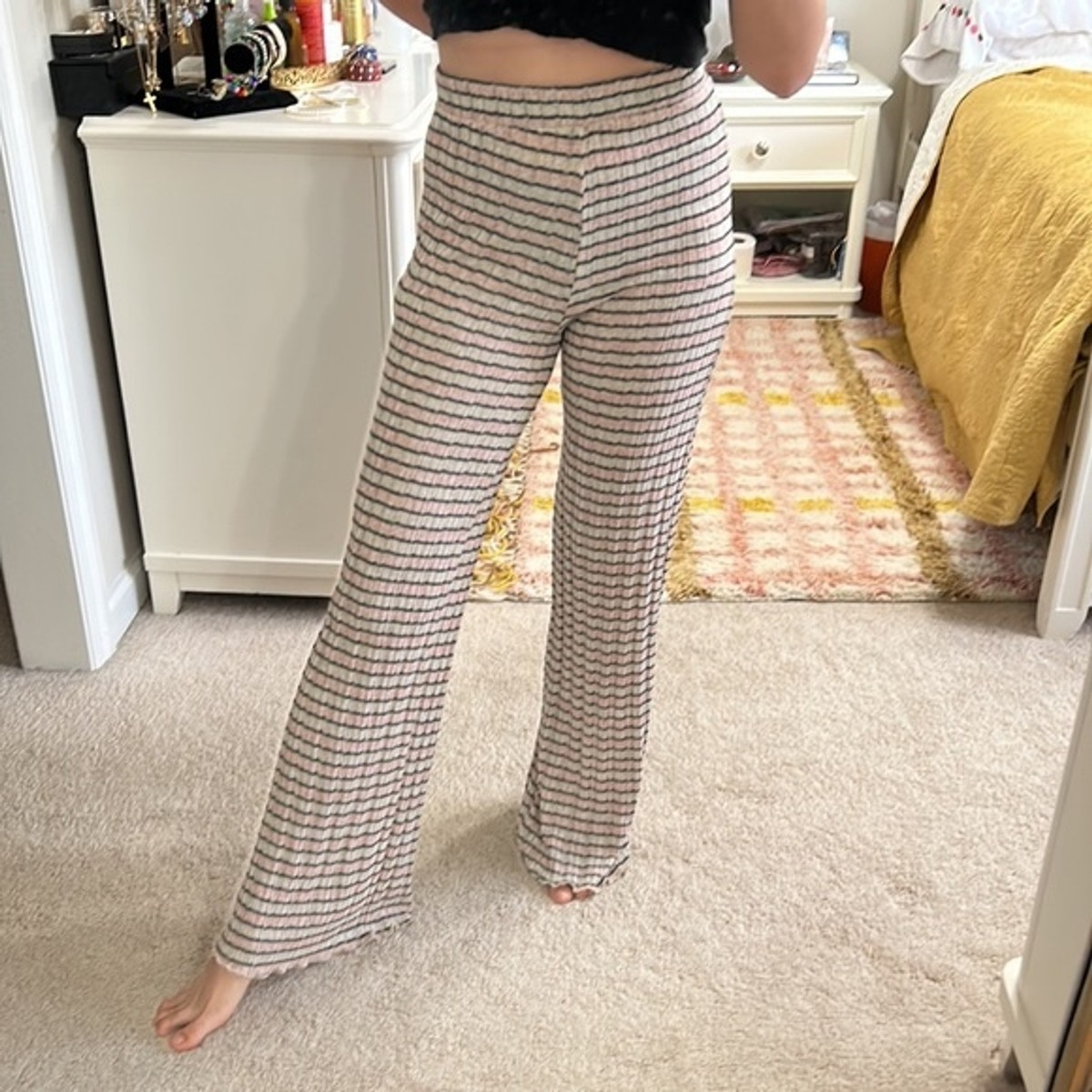 チマラ/luxe KNIT EASY PANTS L size チマラ/luxe KNIT EASY