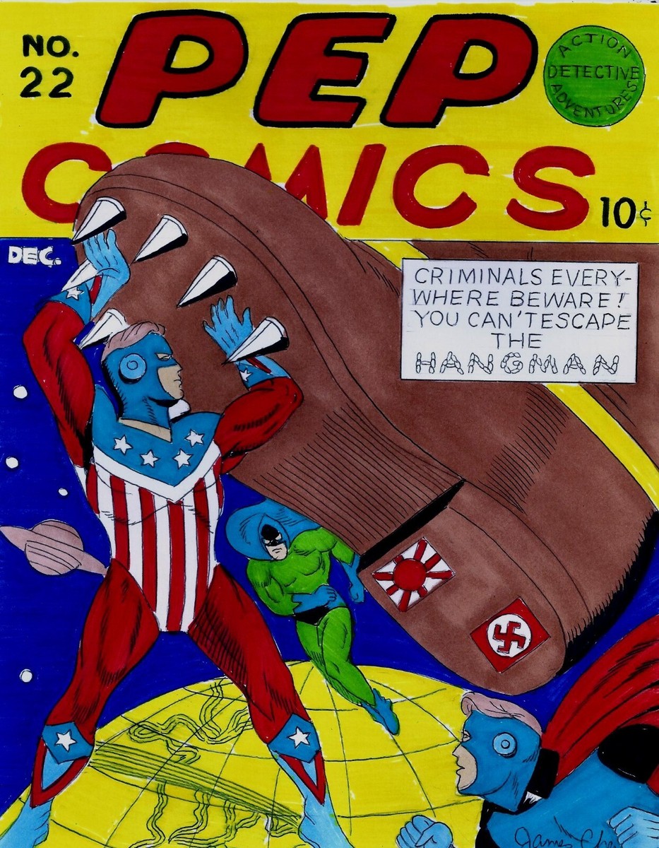 PEP COMICS # 22 COVER RECREATION 1ST ARCHIE JUGHEAD BETTY ORIGINAL