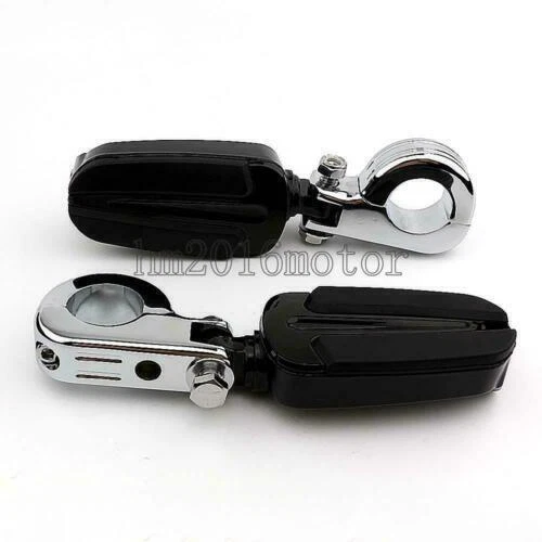 Soporte de reposapiés apto para Harley Davidson con protectores de motor de carretera de 1 1/4" Foto 4 de 4