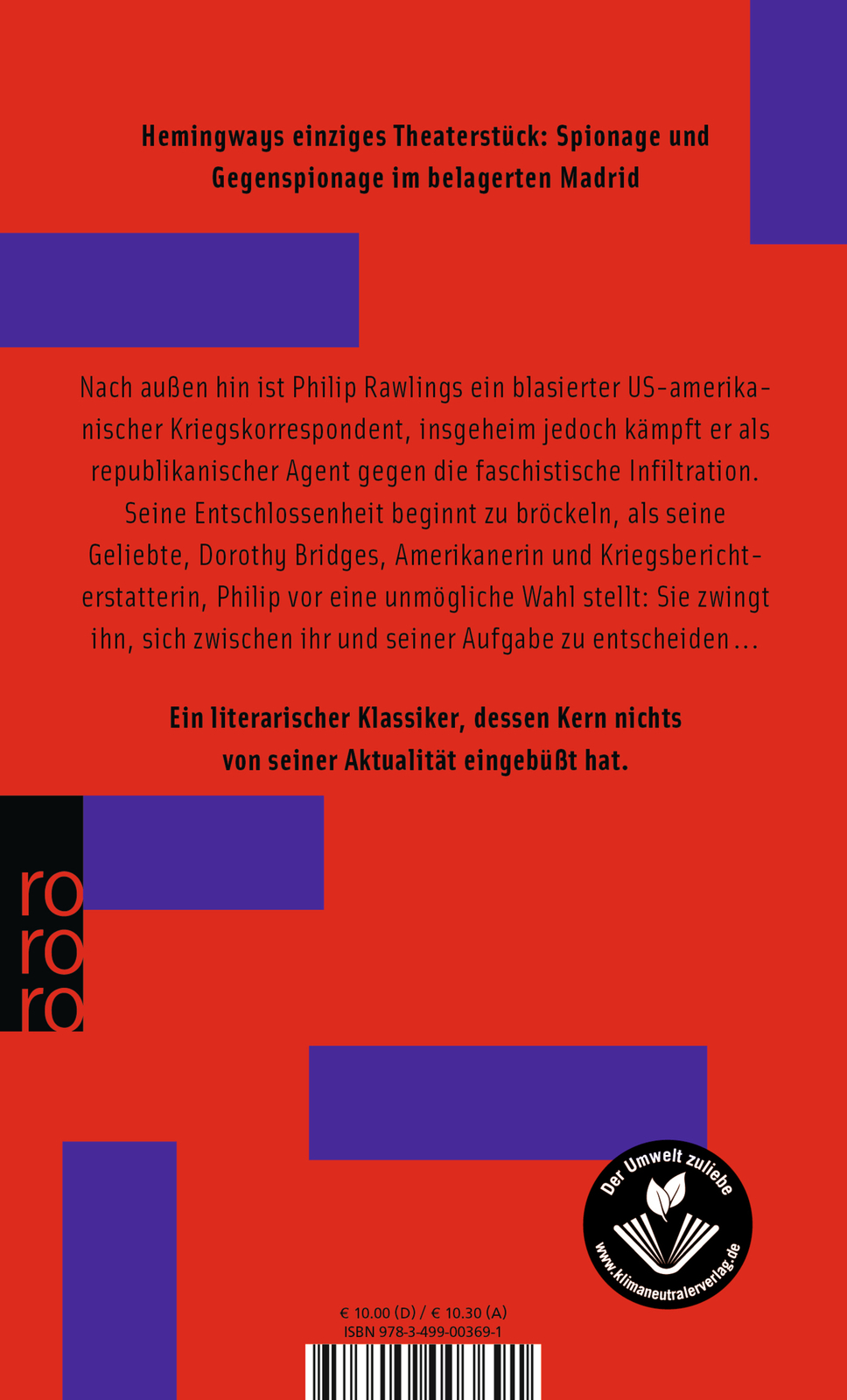 Thumbnail - Die Fünfte Kolonne Ernest Hemingway