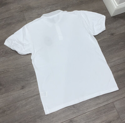 Authentic BAPE Men's Polo Collar Shirt - White - Size L | eBay