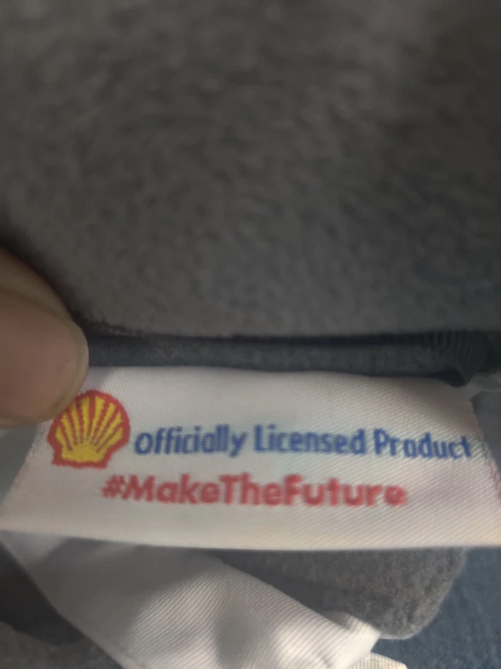 Impermeable Forrado Unisex Blanco Logo Shell Foto 3 de 4