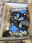 New Bounce Beginner Roller Skates,Tri-Wheel to Inline Convertible Size US J8-J11 — photo 1