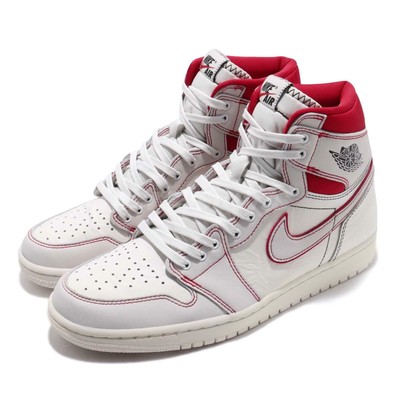Nike Air Jordan 1 Retro High OG Phantom Sail Red AJ1 Sneakers 555088-160 | eBay