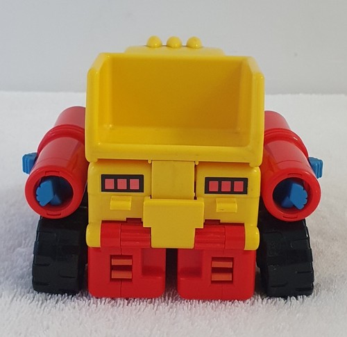 🔶️PLAYSKOOL BLUE FACE RARE MY FIRST TRANSFORMER DUMP TRUCK 1986 TAKARA ROBOT #1 - Picture 13 of 23
