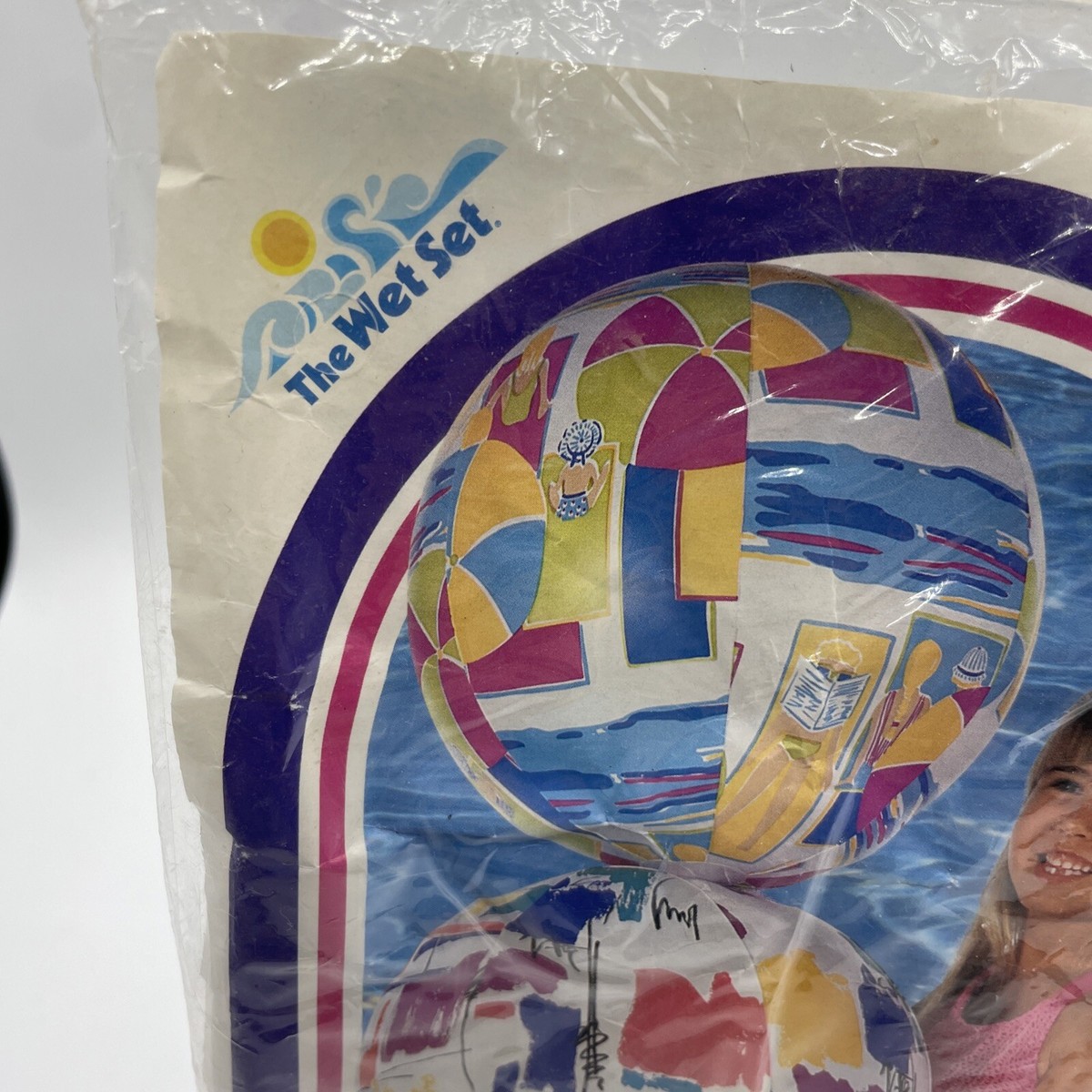 Flotteur Intex The Wet Set Vintage 1998 - Radeau Gonflable 74x28 Pouces NOS