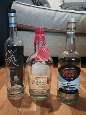  Ghost Coast, Makers Mark, Eagle Rare Bourbon Bottle Lot, Specialty Bottles