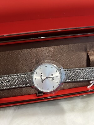 Gold Coach Slim Easton Watch NWT Coach Slim Easton Silver  display picture 2