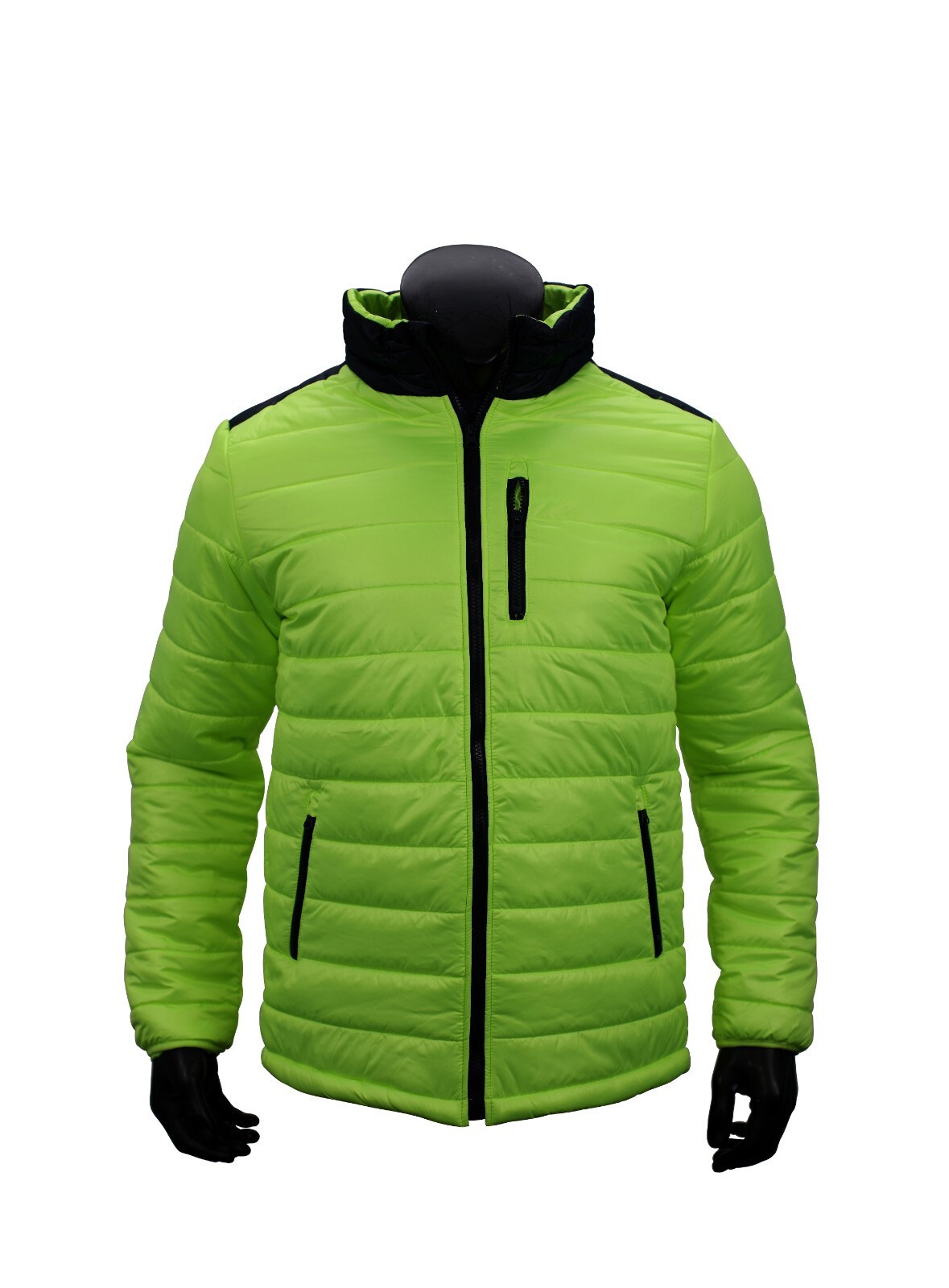 HiVis Safety Workwear Full Zip Winter Warm Puffer Jacket eBay