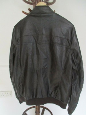 Veste Homme Zara Marron Faux Cuir PVC - Taille 42, Occasion En Excellent état
