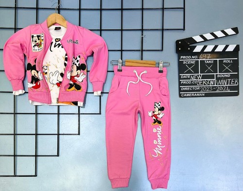 Minnie Mouse Magic: Trendy Kids Girls Wear Clothing Set for Stylish Comfort" - Picture 7 of 15