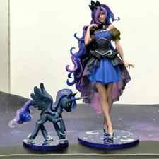 Princess Luna Action Figure My Little Pony Bishoujo Princess Statue 8in Unboxed