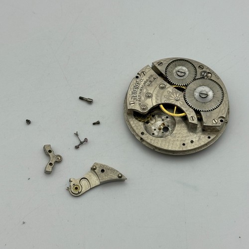 16s Antique Waltham Grade No 610 Model 1908 American Watch Movement PARTS REPAIR - Picture 13 of 17