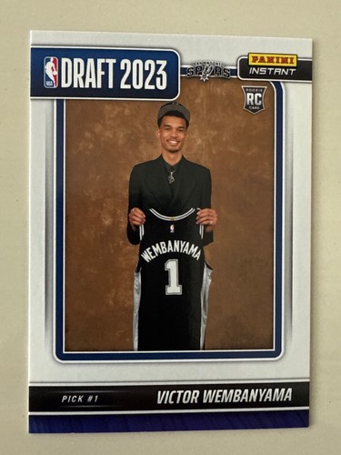 2023 Panini Instant Draft 2023 Victor Wembanyama RC Wemby Rookie NBA Spurs