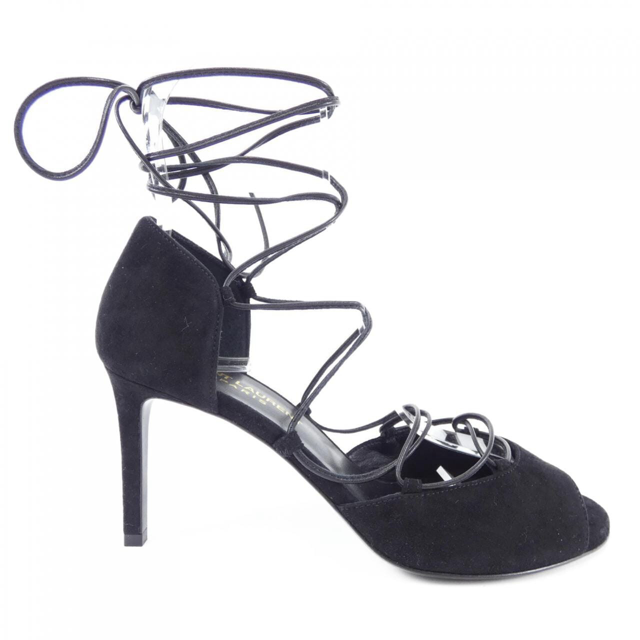 SAINT LAURENT decolte da donna in camoscio nero taglia 36