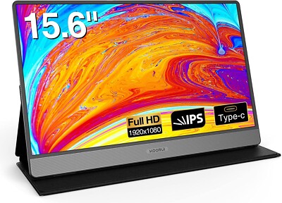 KOORUI Portable Monitor 15.6inch FHD Inch 1080P Gaming Monitor | eBay
