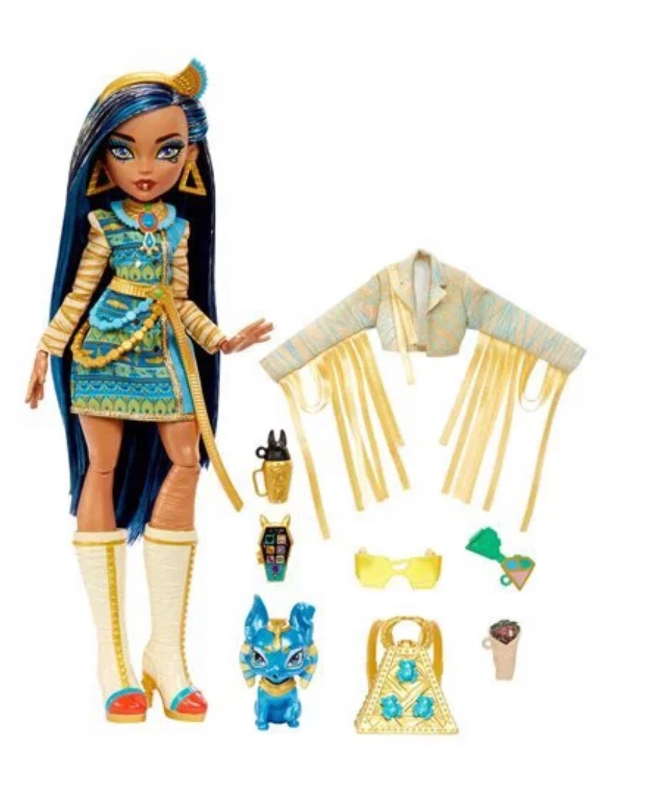 New Monster High CLEO DE NILE G3 Reboot Doll Mattel 2022 eBay