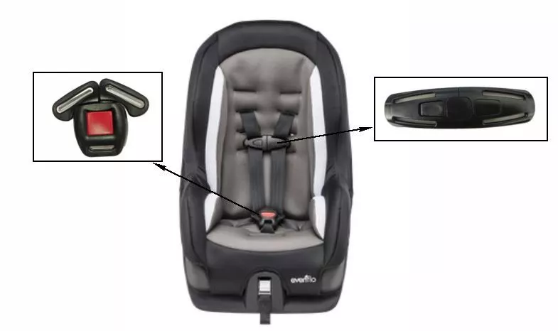 Siege auto evenflo tribute top