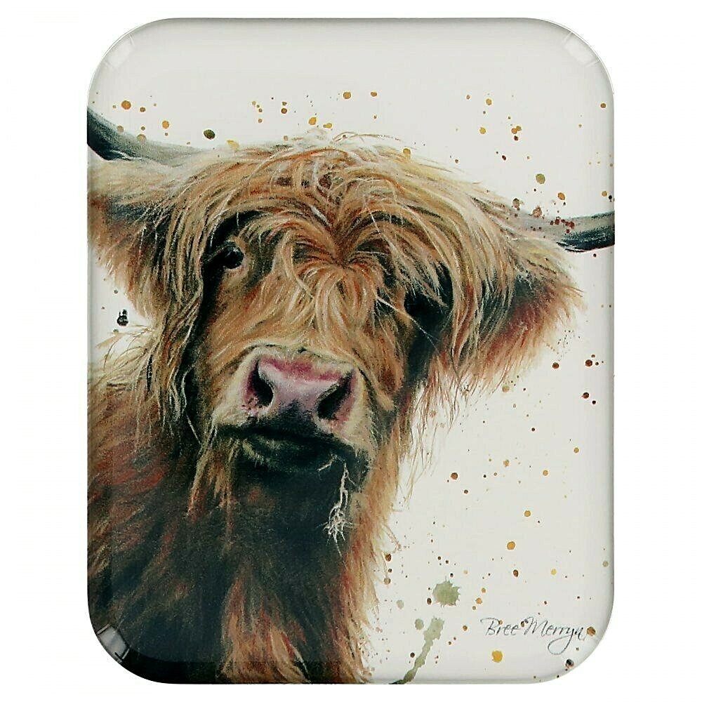 Betsy Highland Cow - Bree Merryn Large Fridge Magnet