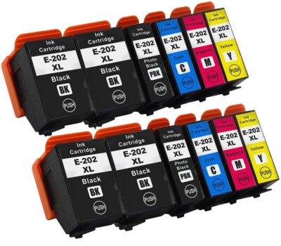E202XL Tintenpatrone, zur Verwendung mit Epson XP6000 XP6001 XP6005 XP6101 XP6105 Set