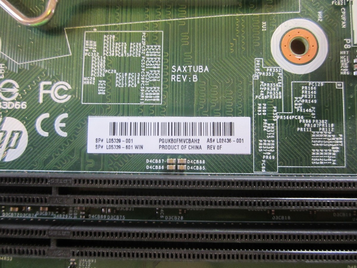 HP ProDesk 400 G5 SSF LGA1151 DDR4 VGA DP Motherboard L05339-601